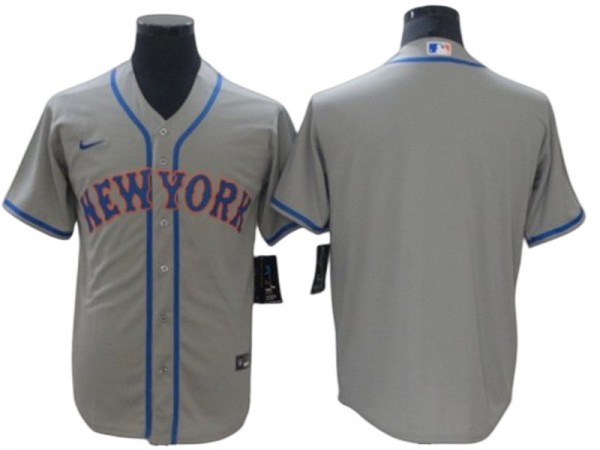 New York Mets Blank Gray Cool Base Jersey