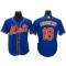 New York Mets #18 Darryl Strawberry Royal Alternate Cool Base Jersey