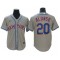 New York Mets #20 Pete Alonso Gray Road Cool Base Jersey