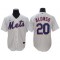 New York Mets #20 Pete Alonso White Home Cool Base Jersey