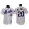 New York Mets #20 Pete Alonso White Home Flex Base Jersey