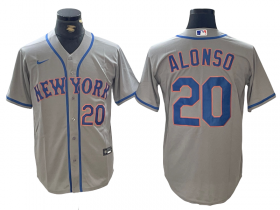 New York Mets #20 Pete Alonso Gray Road Limited Jersey