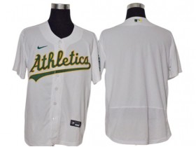 Oakland Athletics Blank White Home Flex Base Jersey