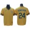 Oakland Athletics #24 Rickey Henderson Gold Cooperstown Collection Legend Jersey