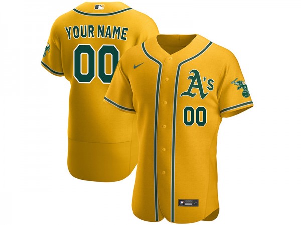 Custom Oakland Athletics Flex Base Jersey 