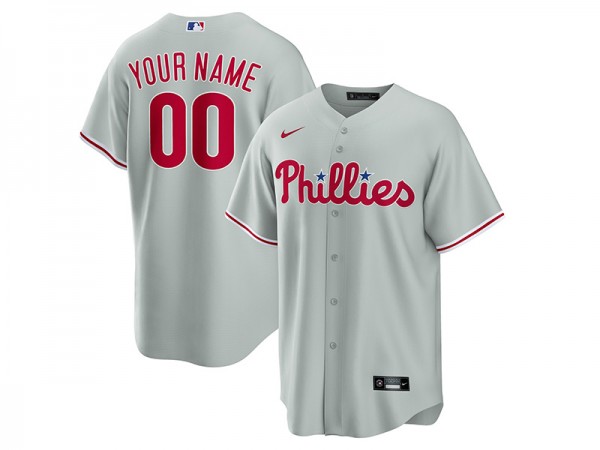 Custom Philadelphia Phillies Cool Base Jersey