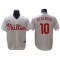 Philadelphia Phillies #10 J.T. Realmuto White Home Cool Base Jersey