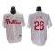 Philadelphia Phillies #28 Alec Bohm White Cool Base Jersey