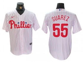 Philadelphia Phillies #55 Ranger Suárez White Limited Jersey