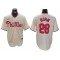 Philadelphia Phillies #28 Alec Bohm Cream Cool Base Jersey