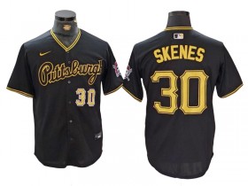 Pittsburgh Pirates #30 Paul Skenes Black Limited Jersey