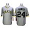 Pittsburgh Pirates #24 Barry Bonds Gray Throwback Jersey