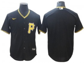 Pittsburgh Pirates Blank Black Cool Base Jersey