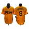 Pittsburgh Pirates #8 Willie Stargell Gold City Connect Jersey