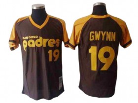 San Diego Padres #19 Tony Gwynn Brown 1978 Throwback Jersey