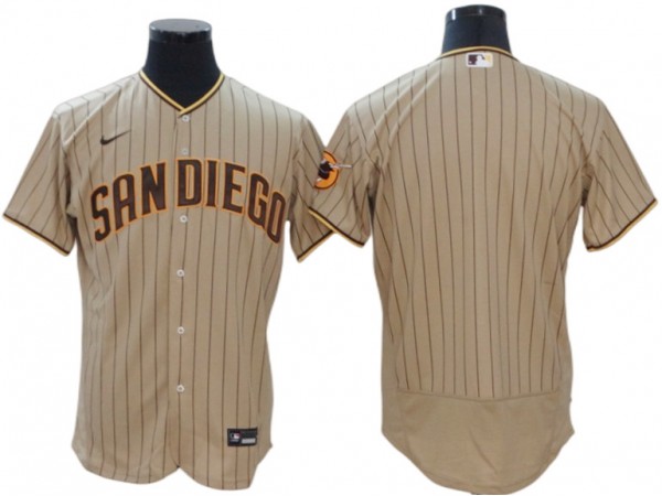 San Diego Padres Blank Sand Alternate Flex Base Jersey