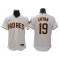 San Diego Padres #19 Tony Gwynn White Home Flex Base Jersey