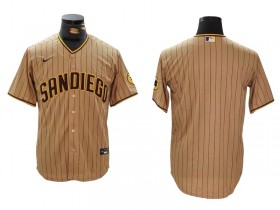 San Diego Padres Blank Sand Cool Base Jersey