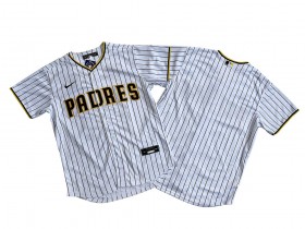 San Diego Padres Blank White Cool Base Jersey
