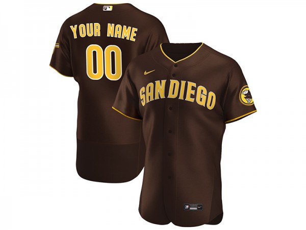 Custom San Diego Padres Flex Base Jersey