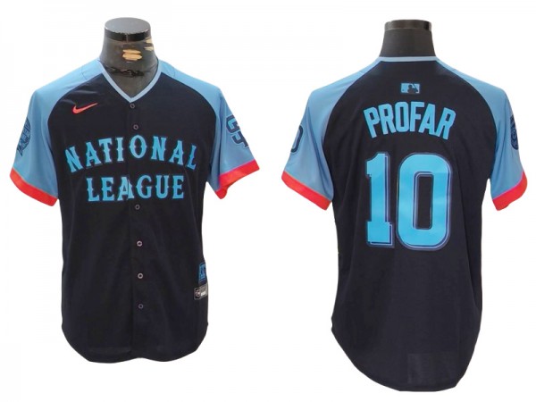 National League #10 Jurickson Profar Black 2024 MLB All-Star Game Limited Jersey