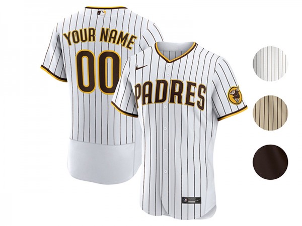 Custom San Diego Padres Flex Base Jersey