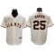 San Francisco Giants #25 Barry Bonds Cream Home Cool Base Jersey