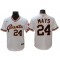 San Francisco Giants #24 Willie Mays White Cooperstown Jersey