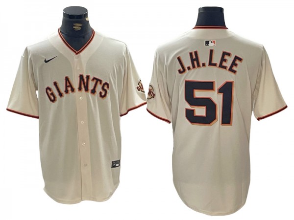 San Francisco Giants #51 Jung Hoo Lee Cream Limited Jersey