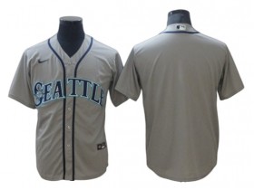 Seattle Mariners Blank Gray Road Cool Base Jersey