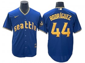 Seattle Mariners #44 Julio Rodríguez Royal 2023 City Connect Jersey