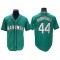 Seattle Mariners #44 Julio Rodriguez Aqua Alternate Cool Base Jersey