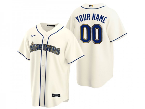 Custom Seattle Mariners Cool Base Jersey