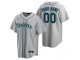 Custom Seattle Mariners Cool Base Jersey