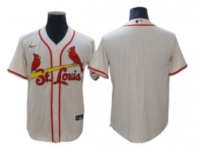 St. Louis Cardinals Blank Cream Alternate Cool Base Jersey