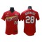 St. Louis Cardinals #28 Nolan Arenado Red Flex Base Jersey