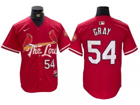 St. Louis Cardinals #54 Sonny Gray Red 2024 City Connect Limited Jersey