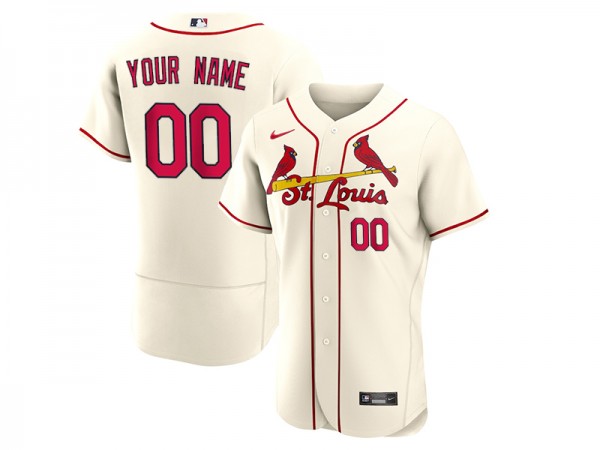 Custom St. Louis Cardinals Flex Base Jersey