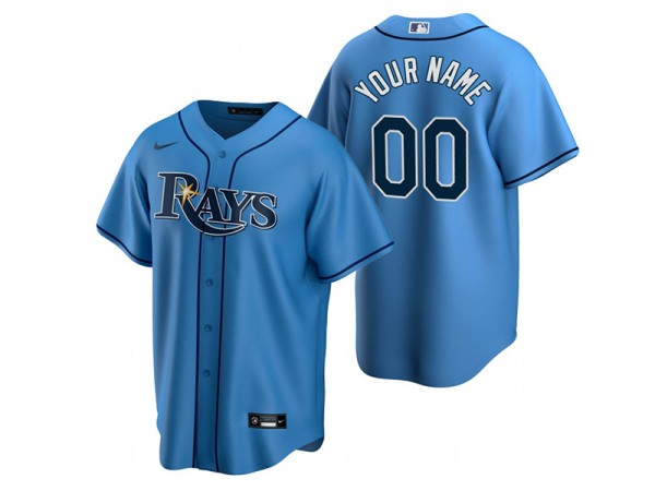 Custom Tampa Bay Rays Cool Base Jersey