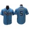 Tampa Bay Rays #5 Wander Franco Light Blue Cool Base Jersey