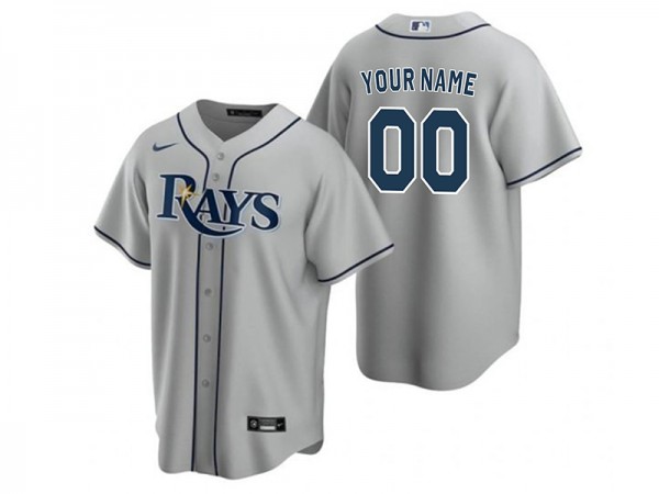 Custom Tampa Bay Rays Cool Base Jersey