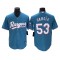 Texas Rangers #53 Adolis Garcia Light Blue Cool Base Jersey