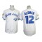 Toronto Blue Jays #12 Roberto Alomar White Throwback Jersey