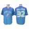 Toronto Blue Jays #32 Roy Halladay Light Blue Throwback Jersey