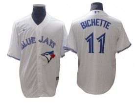 Toronto Blue Jays #11 Bo Bichette White Cool Base Jersey