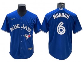 Toronto Blue Jays #6 Alek Manoah Royal Cool Base Jersey