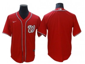 Washington Nationals Blank Red Alternate Cool Base Jersey