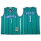 Charlotte Hornets #1 Muggsy Bogues Teal Hardwood Classic Jersey