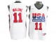 1992 Olympic USA Basketball Dream Team #11 Karl Malone Jersey - Navy/White