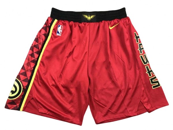 Atlanta Hawks Red Basketball Shorts